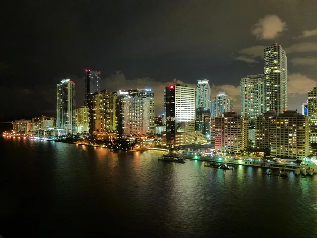 miami, florida, skyline, city, cityscape, tower, skyscraper, building, view, landmark, urban, scenic, scenery, downtown, metropolis, buildings, metropolitan, night, miami, miami, miami, miami, miami. Miami-to-Canada voice connectivity: questions to ask